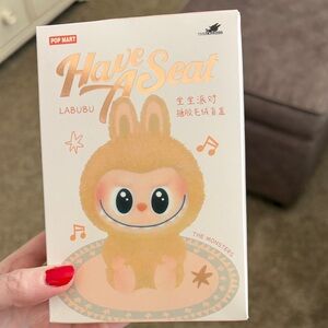 Pop Mart Labubu Stuffed Animal - Tan